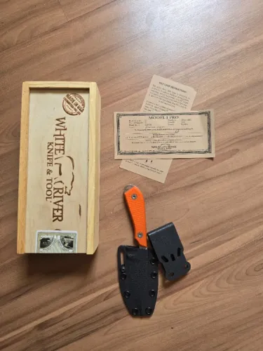Faca bushcraft white river pro m10