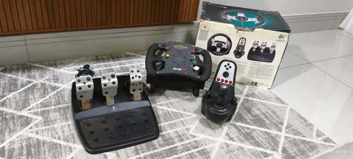 Logitech G27 Completo + Volante SWE27 Extreme Racing + Câmbio + Caixa | PC / PS3 / PS2
