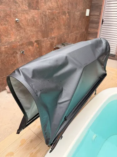 Capota marítima, protetor de caçamba e estribo pra TRITON 2019 em diante.