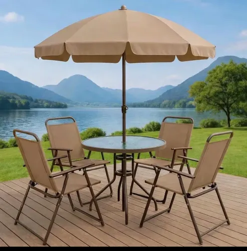 Conjunto de mesa jardim