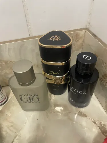 3 Frascos Armani Dior Lataffa Originais 