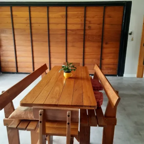 portao de madeira 