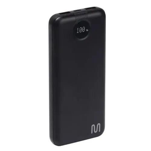 Carregador Portátil Power Bank 10.000mAh Preto Multilaser - CB175