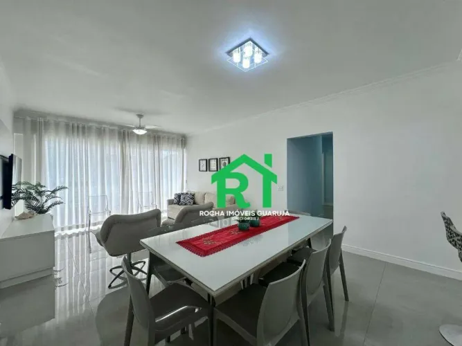 Apartamento à beira mar com 4 quartos (2 suítes), 1 vaga à venda em Pitangueiras, Guarujá