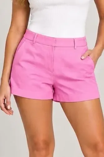Short curto tam M / G rosa Zara Basic