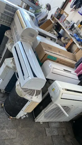 Ar condicionado novo e usados.
