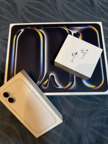 Ipad pro + Iphone 17 lacrado + Airpods pro 3 Lacrado