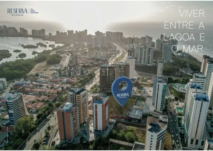 Apartamento à venda no RESERVA SÃO MARCOS, PONTA DO FAROL, São Luís, MA