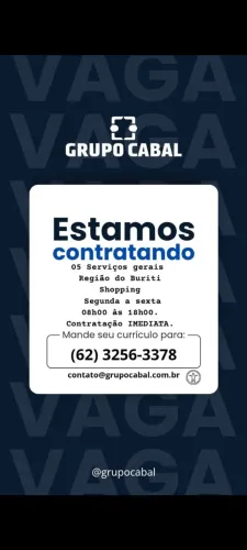 CONTRATAÇÃO DE SERVIÇOS GERAIS