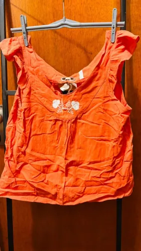 Blusa Osklen em Linho com Bordado 