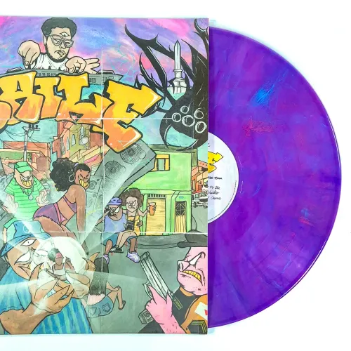 LP Vinil Fbc & Vhoor Baile 1ª Prensagem 2022 Roxo Marmorizado (ENVIO)