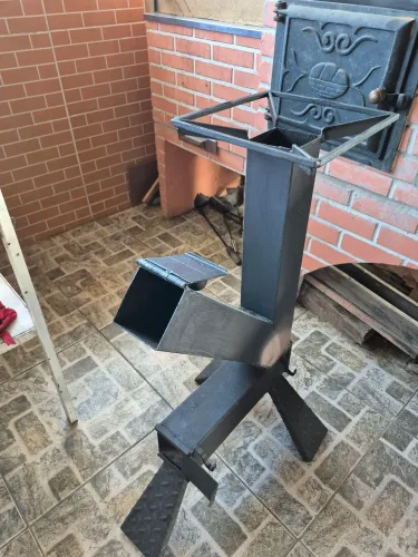 Fogão a lenha e carvão