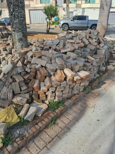 Piso intertravado - paver de cimento