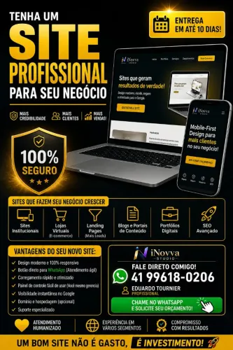 NÃO SEJA INVISÍVEL: Transforme seu negócio com um Site de Alta Performance!
