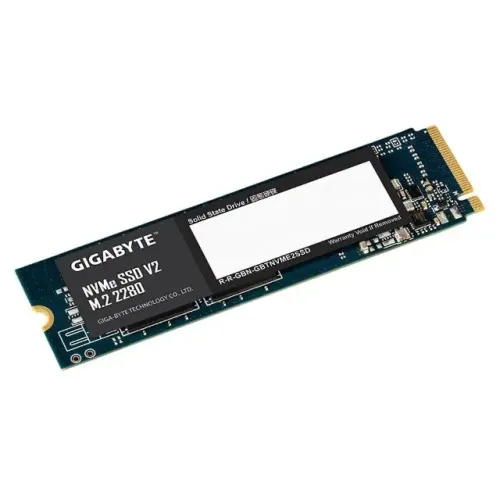 SSD 256GB Gigabyte Solid State Drive, M.2 2280 Nvme V2, PCIe 3.0 x 4, L3200MB/s e G1200MB/