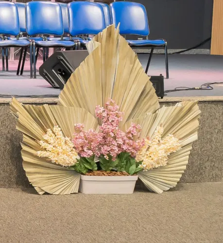 Arranjo de chão para decoração