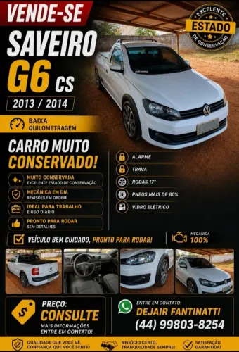Volkswagen Saveiro 1.6 MI/ 1.6 MI Total Flex 8V (álcool) 2014
