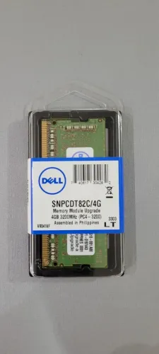 VENDO MEMÓRIA RAM PARA NOTEBOOK DELL 4GB DDR4 3200MHz PRODUTO NOVO E LACRADO!
