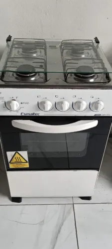 Fogão esmaltec funcionando tudo, faço entrega