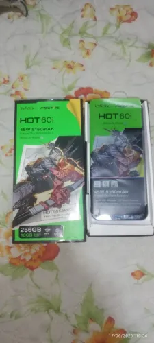 Infinix hot 60i R$ 600,00 256gb 16GB = 8+8 RAM