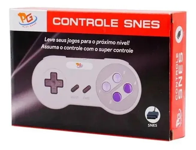 CONTROLE SUPER NINTENDO SNES PG ( PARALELO )