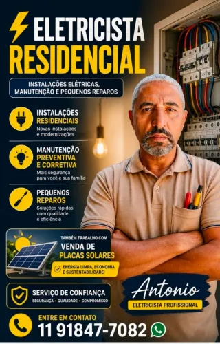 Eletricista residencial