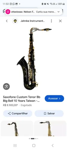 Sax Tenor Jahnke Limite Edition Big Bell