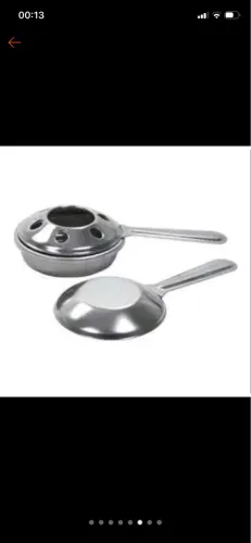 ? Queimador Fogareiro para Fondue em Aço Inox Novo na Caixa