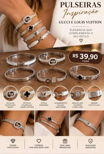 Braceletes inspiração