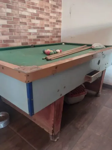 Mesa de sinuca reforçada pra ir hoje 1400 tudo ok