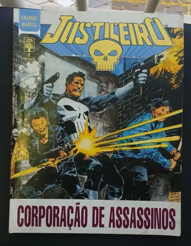 JUSTICEIRO Nº 2 - CORPORAÇÃO DE ASSASSINOS GRAPHIC MARVEL ABRIL