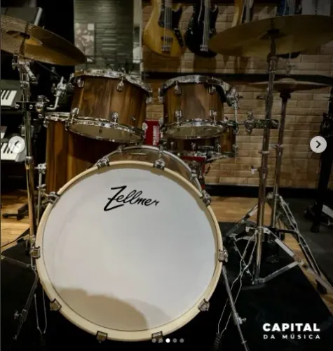 Bateria Zellmer Ascending Bumbo 22 Black Wood
