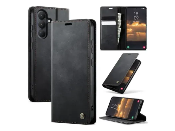 Capa Carteira CASEME em Couro ALTO PADRÃO Para Samsung S26