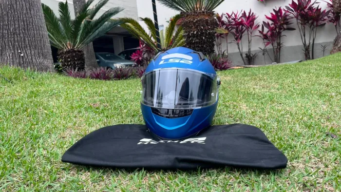 Capacete LS2 FF358 Azul Fosco tamanho 58 ORIGINAL pouco usado