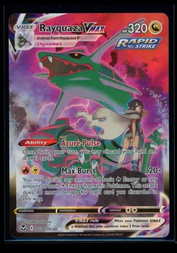 Carta Pokemon Rayquaza VMAX INGLÊS NM (ENCOMENDA)