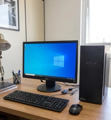PC Completo Intel i3 + 8GB RAM + SSD (Super Rápido) + Monitor LG 19"