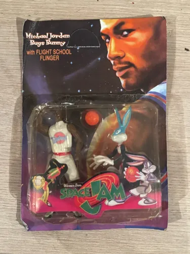 Boneco Space Jam 1996 Michael Jordan E Pernalonga Playmates Raro