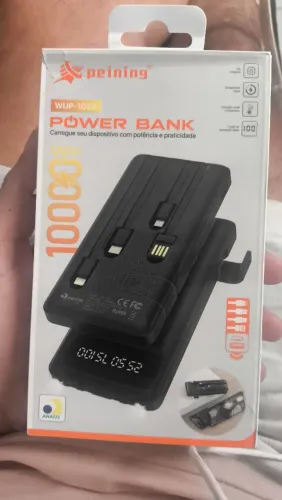 ? Power Bank Peining WUP-1024 - 10.000mAh de /150$ por /100$ aceito cartão.