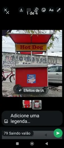 Barraca de lanches