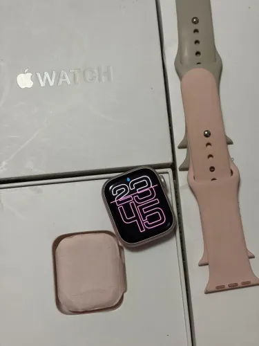Apple Watch S9 41mm Rose Bateria 98% Impecável 