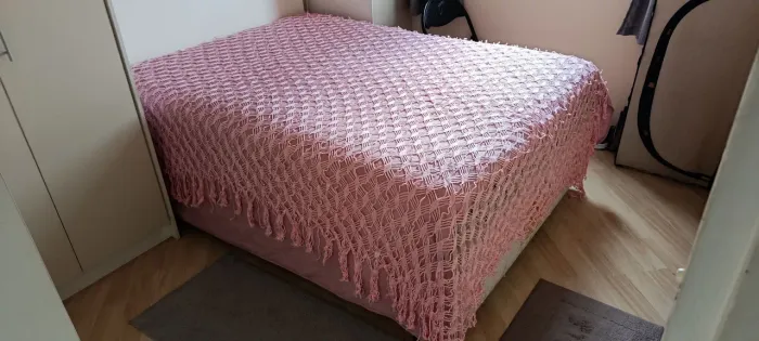 COLCHA DE CROCHÊ CASAL