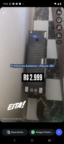 Bateria de Lifepo4 48v pra energia solar