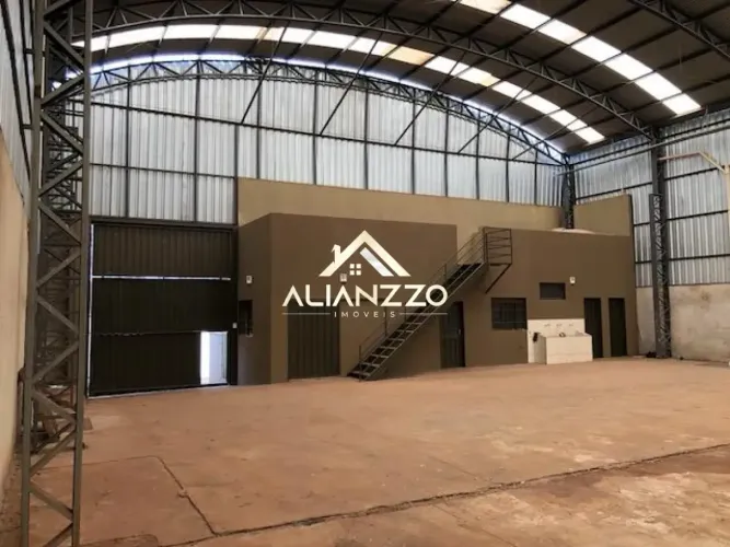 Galpão Comercial no em Jardinópolis/SP. Alianzzo Imóveis.