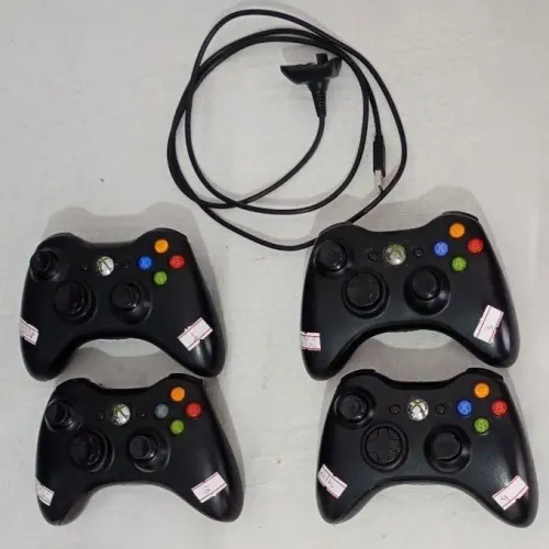 4 Controles Originais Xbox 360 Leia a descrição