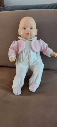 Boneca Bebezinho Da Estrela Antiga Anos 90 - Corpo De Pano 100%