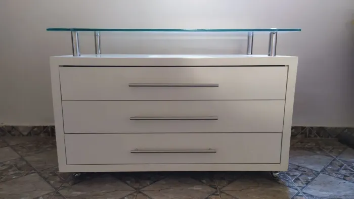 Cômoda Rack Branco