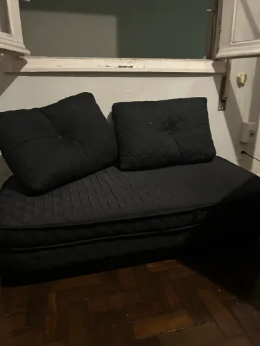 Puff colchão de casal + Duas Almofadas 