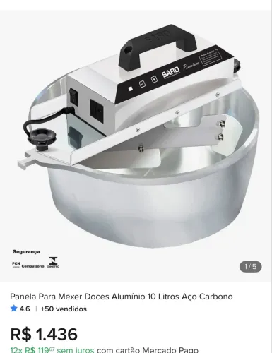 Panela Mexedora Saho 10 Litros