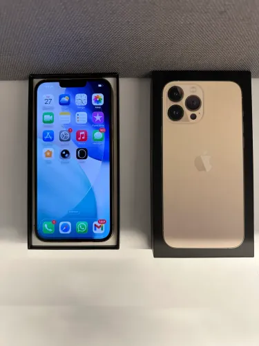 Apple iPhone 13 Pro Max Gold em excelente estado