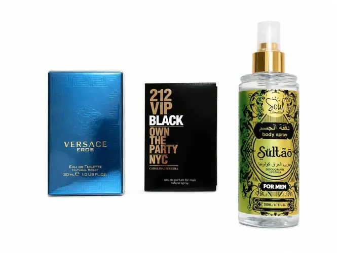 Kit Perfume Versace Eros masculino